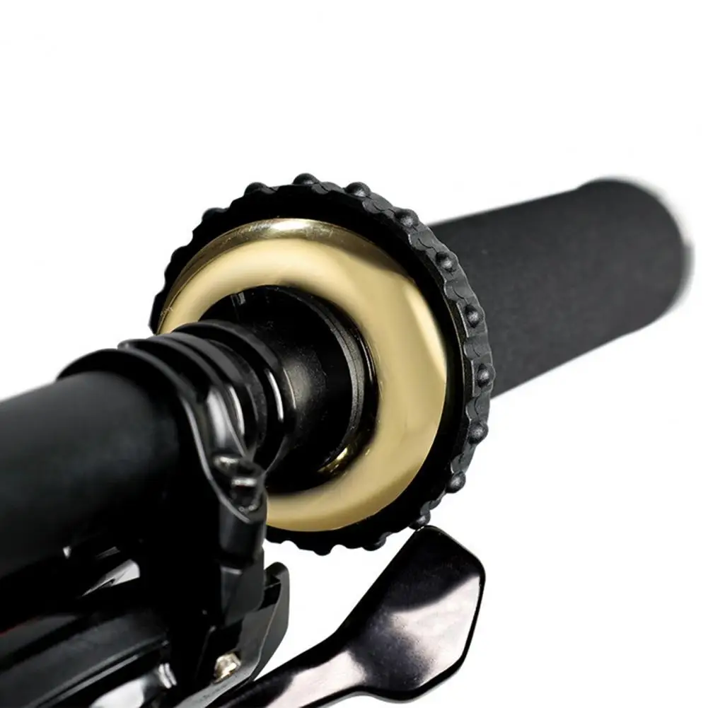 

Bike Bell Exquisite Melodious Sound Non-slip Finger Dial Universal Cycling Horn Ring for Road Bikes