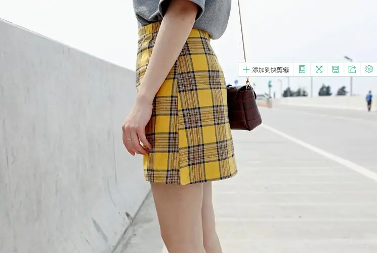 Новое поступление готические женские юбки в стиле Харадзюку преппи с высокой