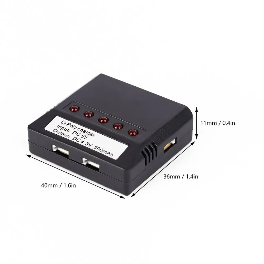 

DC5V 1S RC Lithium Battery Compact Balance Charger for RC Helicopter