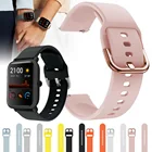 Ремешок спортивный мягкий силиконовый для Xiaomi Huami Amazfit GTS Bip Pace Lite, сменный резиновый браслет для умных часов, 20 мм