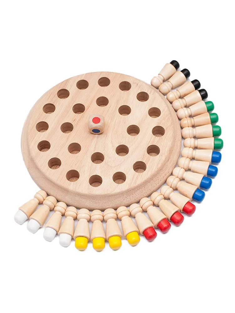 Детская игра для вечерние деревянная палочка запоминания шахматная забавная