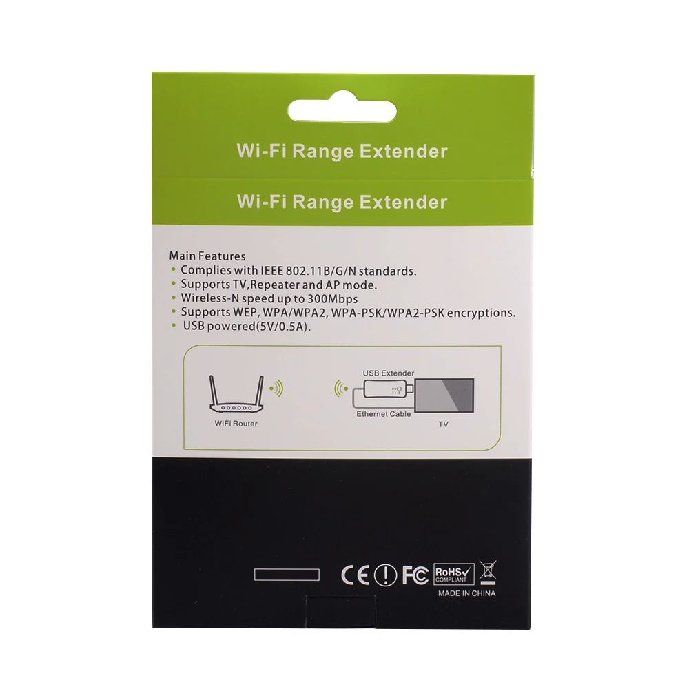 USB беспроводной Wi-Fi ретранслятор диапазона точки доступа сетевой адаптер для Smart
