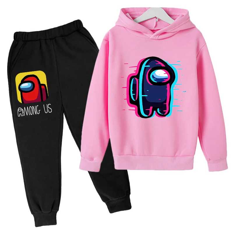 

Among Us Hoodies Children Impostor Graphic Anime Streetwear Cartoon Sweatshirt New Video Game kid clothes boy girl Pullover suit