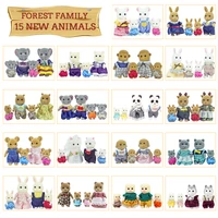 new children toys dollhouse accessorie 112 girls games forest animal home miniature doll 3 inch diy collectible toys for girls