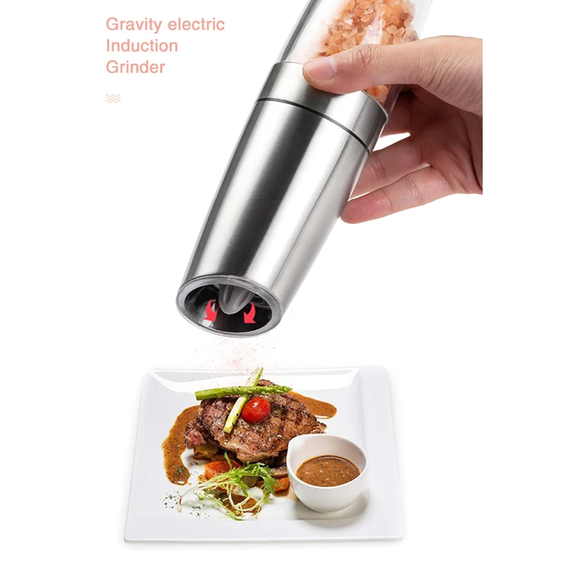 Высокое качество 1 шт. 2 в электрическая мельница для перца соль и перец Мясорубка