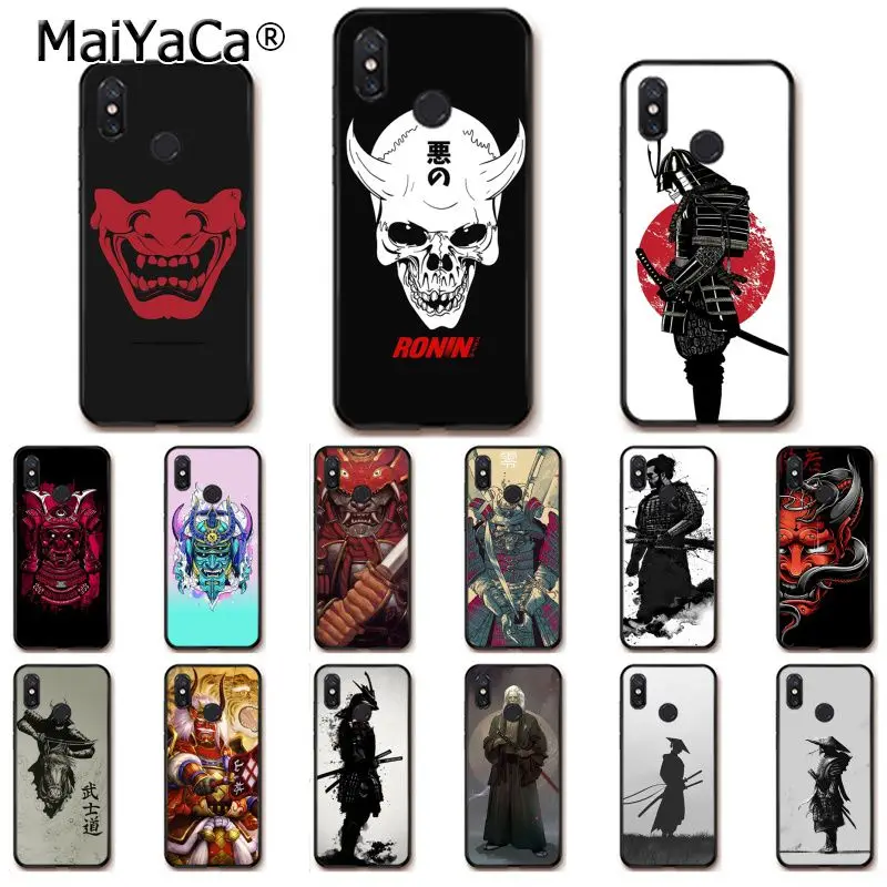 Чехол для телефона MaiYaCa Japanese samurai oni mask Xiaomi mi5 6 A1 A2 Lite Mi9 9SE mi8lite F1 Mix2 2S Max2 3|Бамперы| |