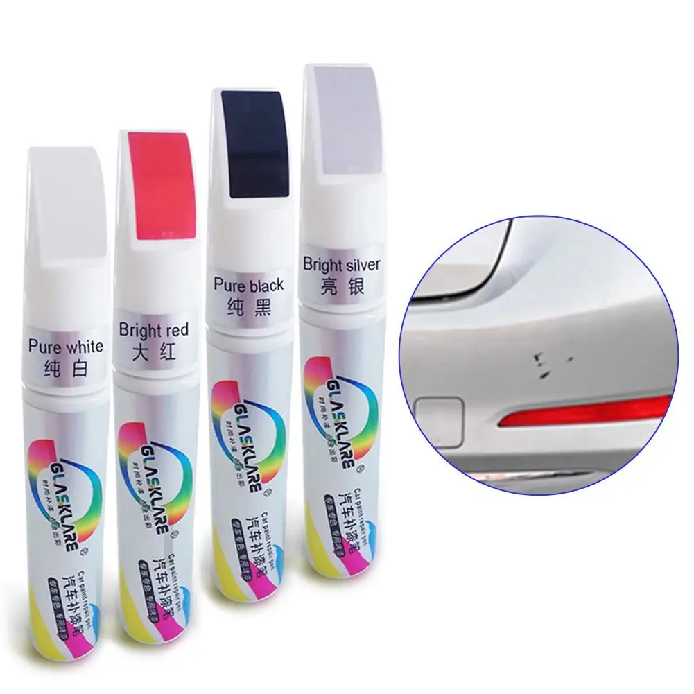 Профессиональная авторучка для ремонта царапин автомобиля 4 цвета краски