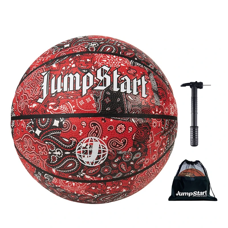

Баскетбольный мяч JRS RED CHSHEW для баскетбола размером 29,5 дюйма в помещении и на улице, уличный мяч размером 7, особый подарок на день Святого Вал...