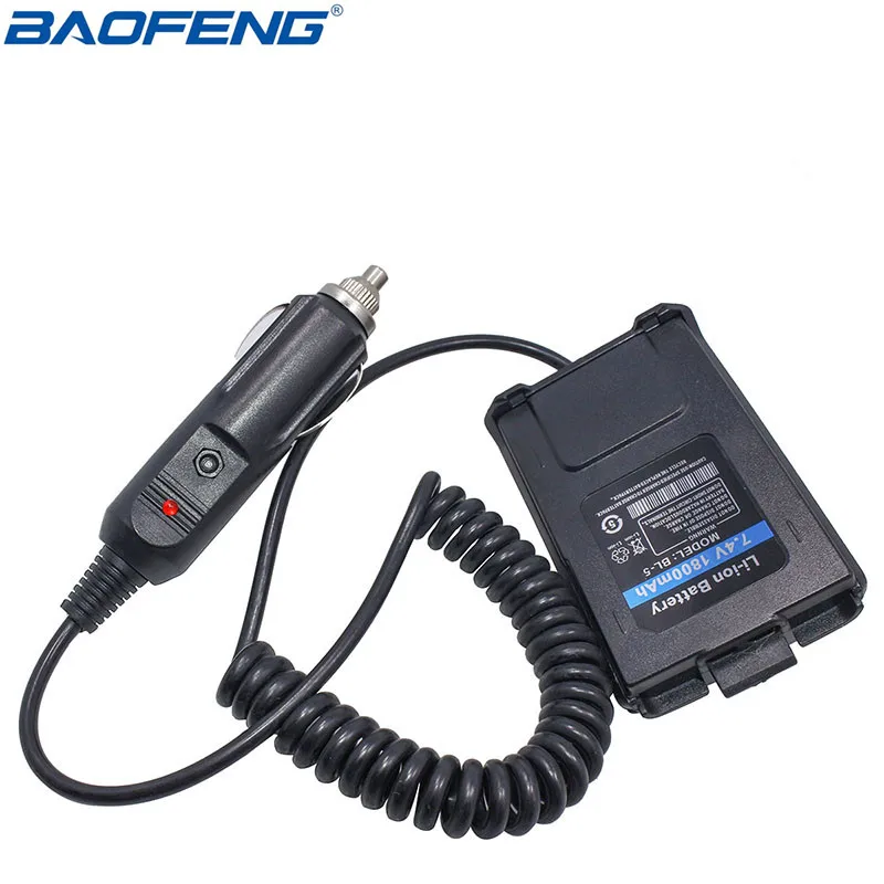 Зарядное устройство Baofeng для автомобиля Eliminator 12 В раций BAOFENG серии UV 5R 1 2 1|battery