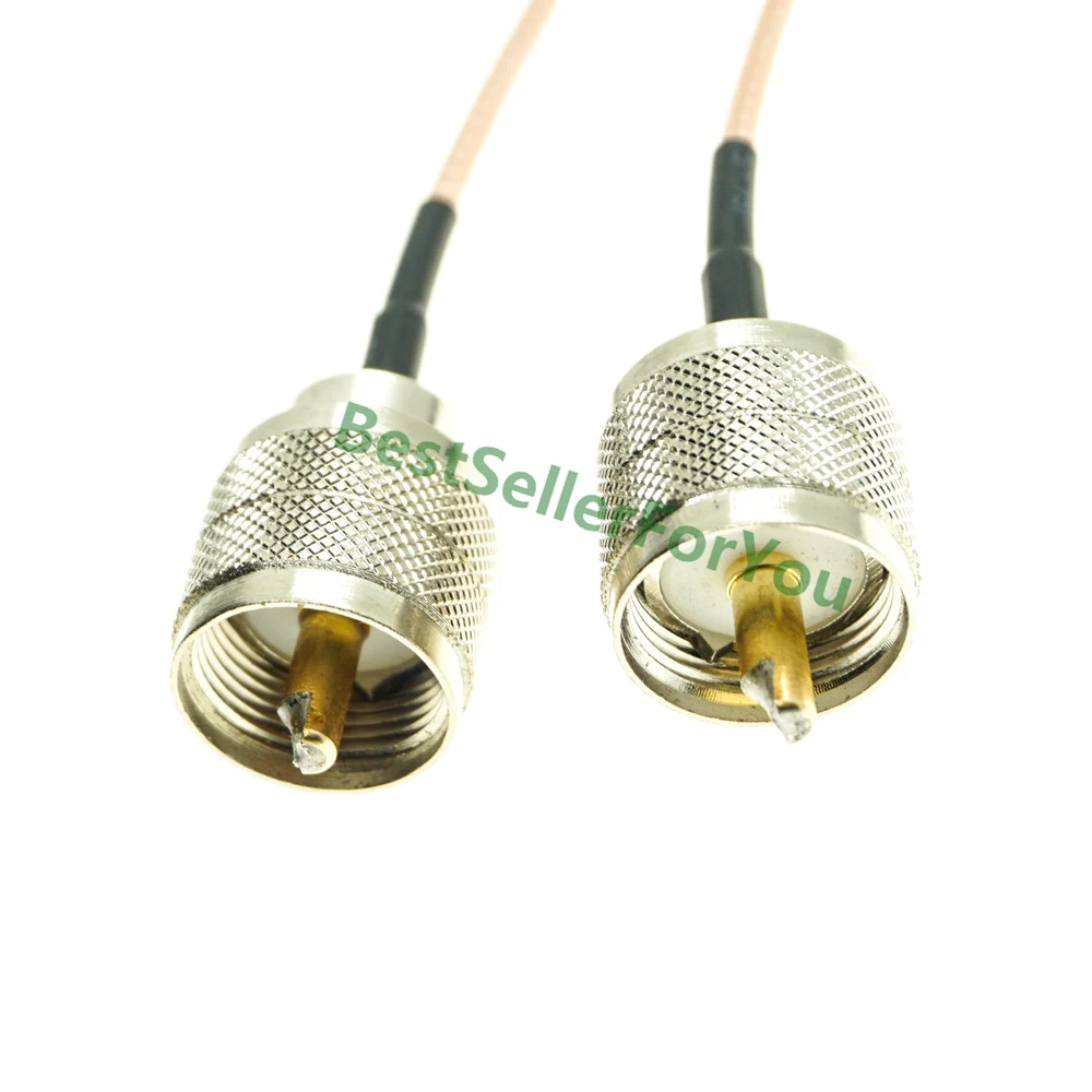 UHF PL 259 штекер к PL259 обжимной лот Pigtail RG316 перемычка RF кабель|Соединители| |