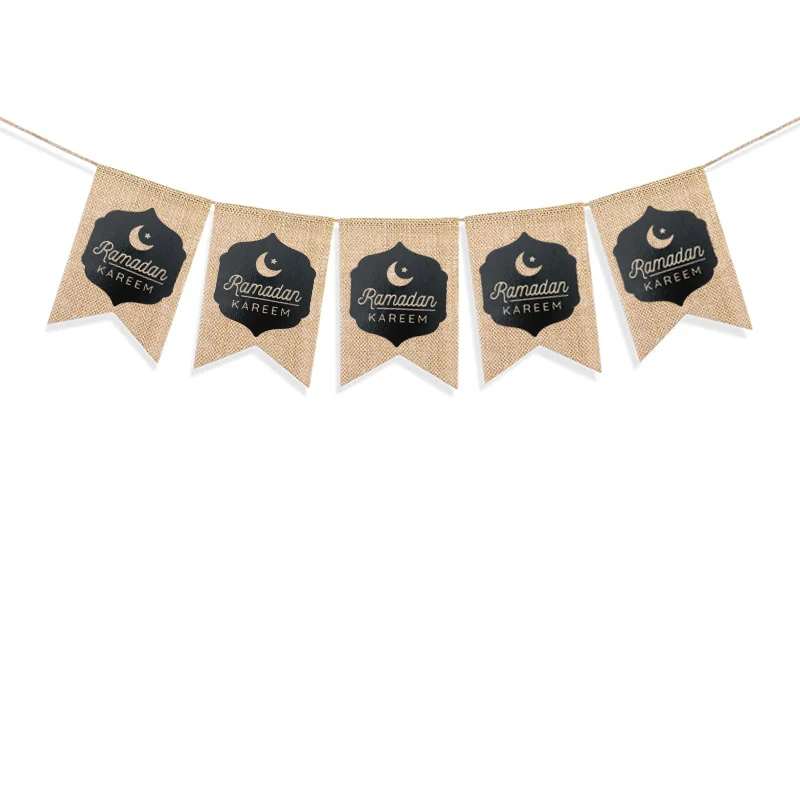 

Рамадан кареем баннер из мешковины ИД Мубарак счастливый аль-Адха ифтар Фитр Мусульманский Исламский фестиваль вечерние НКА домашний деко...