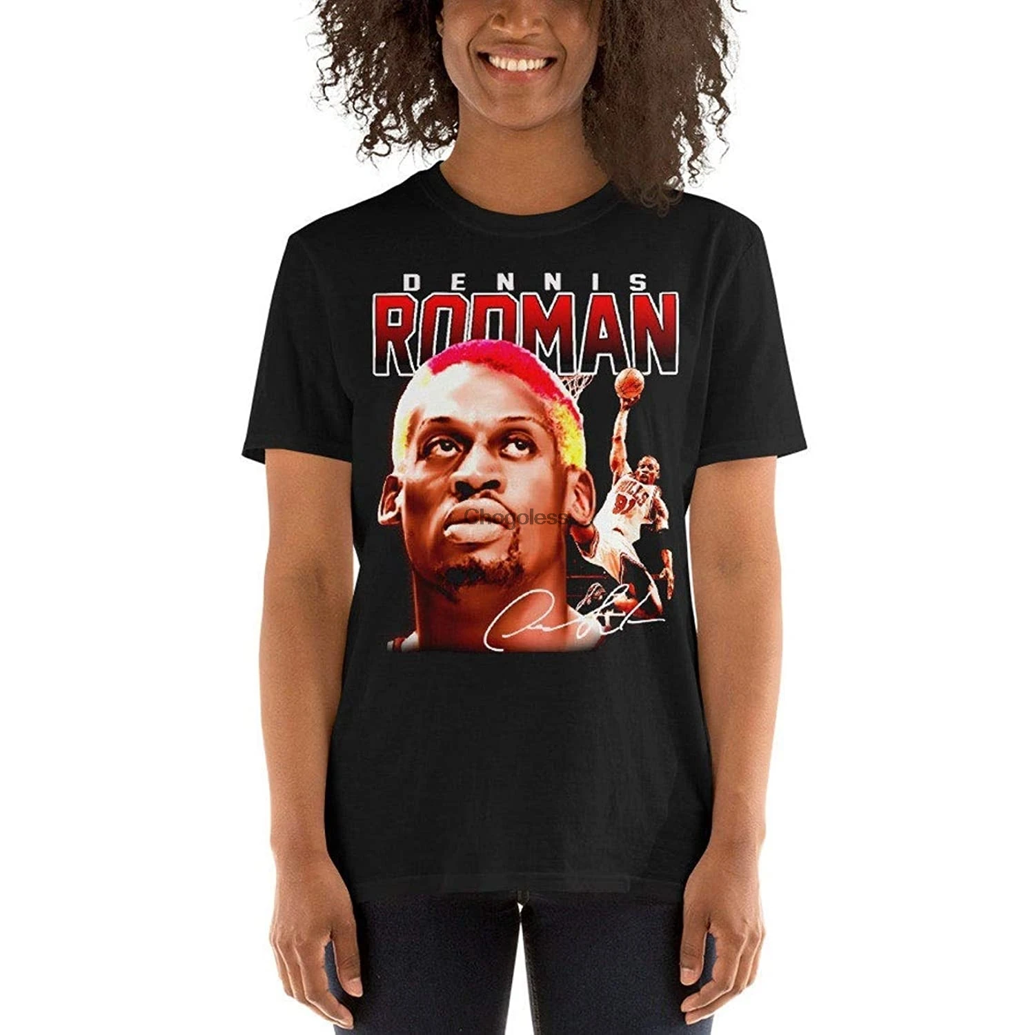 

DenNIS RodMan 90's Vintage Unisex TShirt Black
