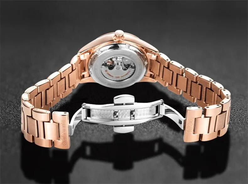 Sapphire Crystal Women Watches Fashion Ladies Watch For Women Bracelet Relogio Automatic Mechanical Clock Luxury reloj mujer