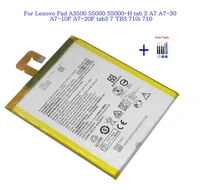 1x 3550mah l13d1p31 battery for lenovo pad a3500 s5000 s5000 h tab3 7 tb3 710i 710f tab 2 a7 a7 30 a7 10f repair tools kit