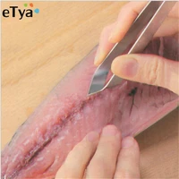 1pcs high quality stainless steel fish bone tweezers remover pincer puller tongs pick up seafood tool crafts kitchen gadgets