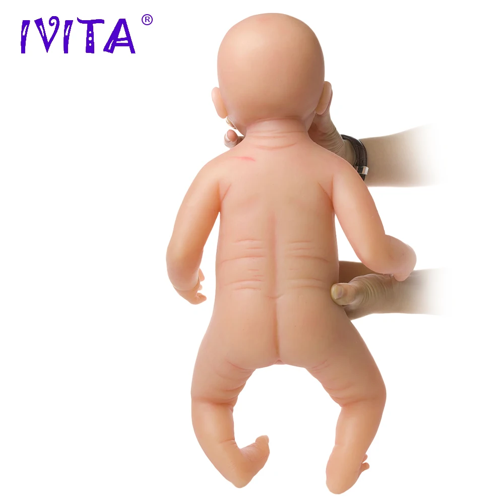 IVITA WG1522, 50 см, 3780 г, Реалистичная силиконовая кукла-Реборн, Реалистичная кукла для малышей, настоящая жизнь для маленьких девочек, Реалистичная кукла, Семейные игрушки