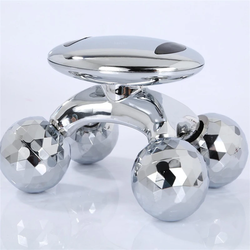 4D роликовый массажер Солнечный микро-токовый подтяжка лица Подтяжка тела