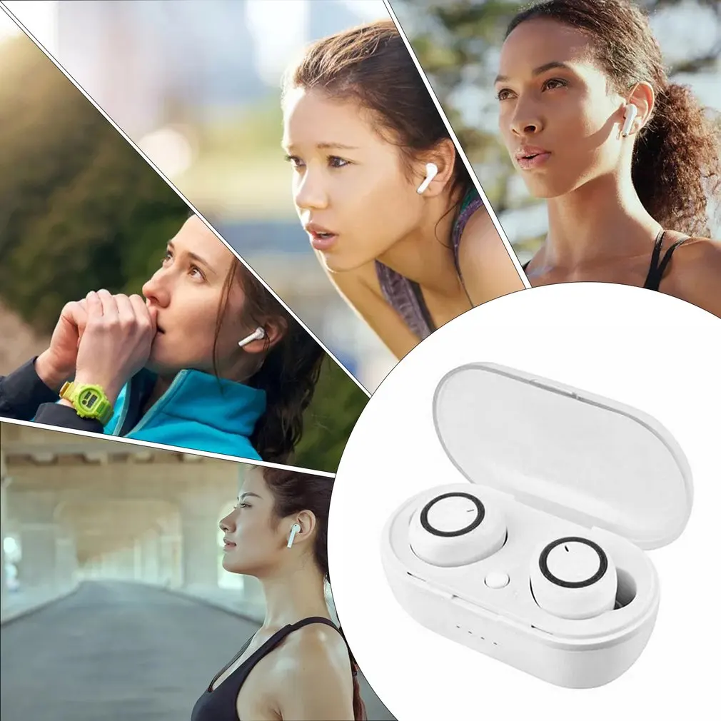 Беспроводные наушники Bluetooth 5 0 250 мАч мини стереогарнитура беспроводные вкладыши
