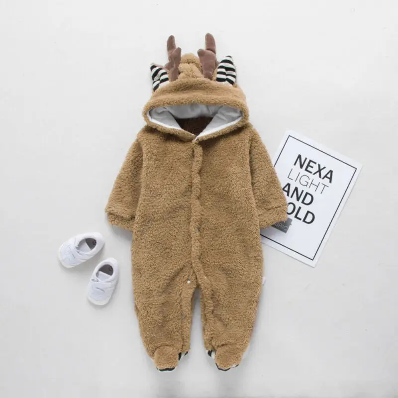 Emmababy комбинезоны для новорожденных девочек и мальчиков коричневый комбинезон с