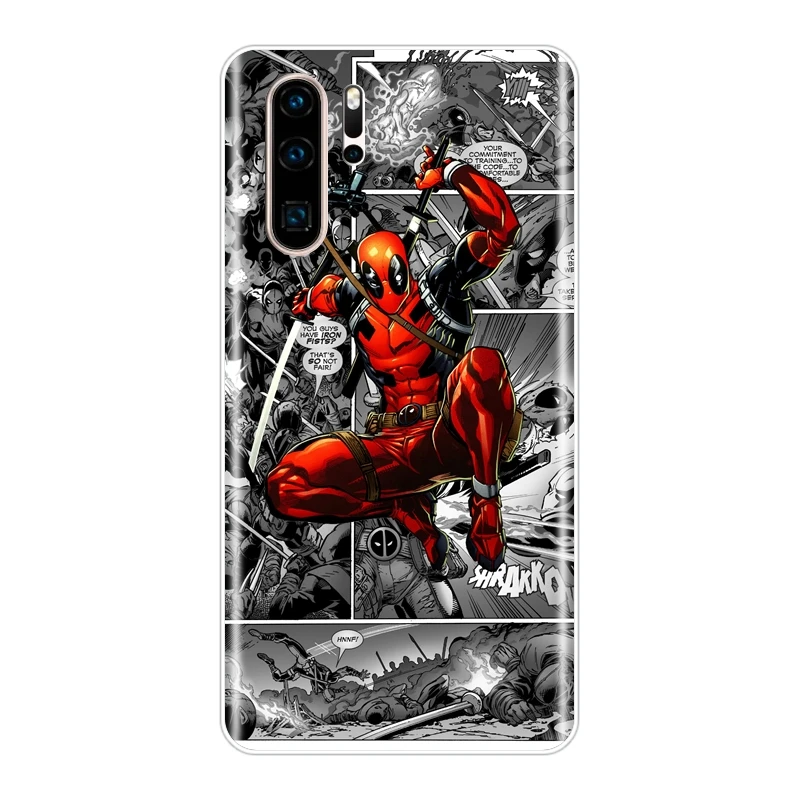 No.3 Мягкий силиконовый чехол из ТПУ для телефона huawei P30 Lite Pro P20 Lite Marvel задняя крышка для huawei P Smart Z P Smart Plus - Цвет: No.3