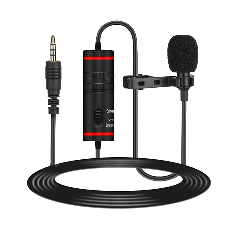 

MAMEN Lavalier Microphone Condenser Microphone Audio Video Recording Microphone For DSLR Camera Smartphone Laptop