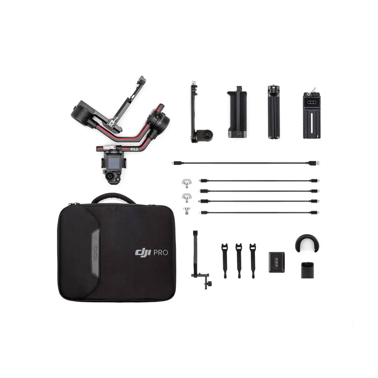 100% оригинал DJI RS 2 PRO COMBO / RS2 карданный Стабилизатор камеры из углеродного волокна
