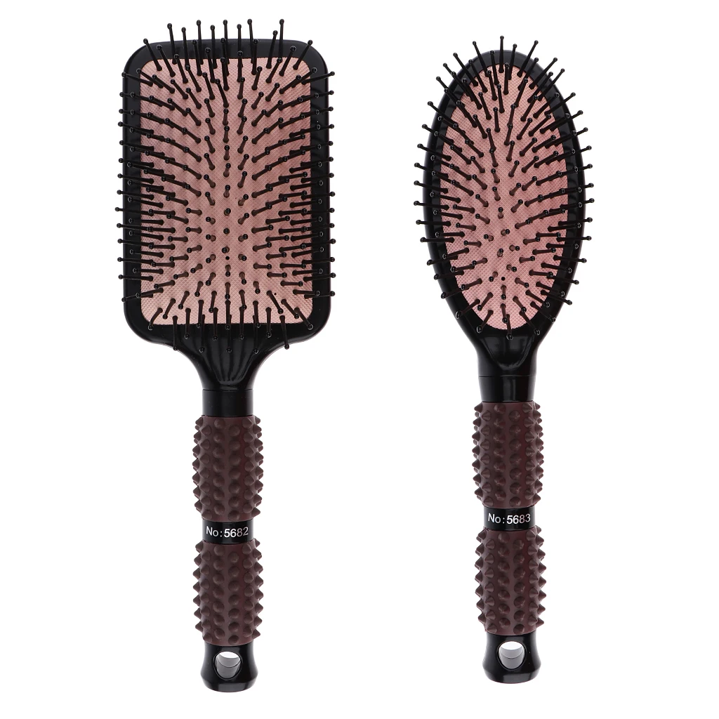 

Anti-static Scalp Massage Hairbrush Air Cushion Detangler Paddle Comb Hair Hairbrush Curly Detangle Hair Brush for Salon Barber