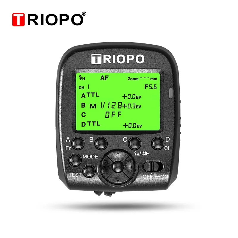 Беспроводная вспышка TRIOPO G1 2 4G двойная передача TTL ЖК-дисплей 16 каналов для камер