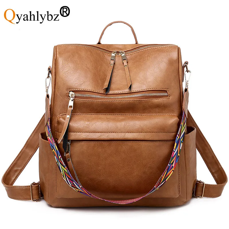 

Женский рюкзак на плечо из ПУ кожи, с ремешком