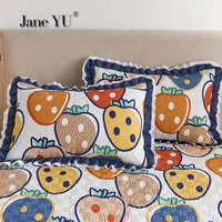 net red cotton cotton pillowcase a pair of single children pillow core inner sleeve double large household pillowcase