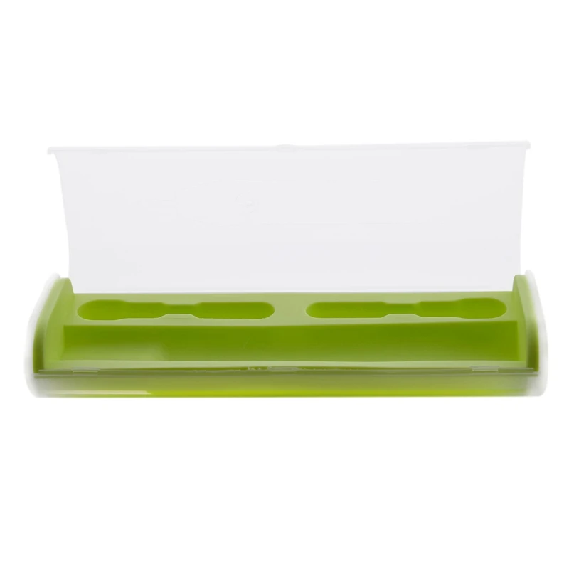 

2 Pcs Portable Electric Toothbrush Holder Case Box Travel Camping for Oral-B 4 Colors, Purple & Green