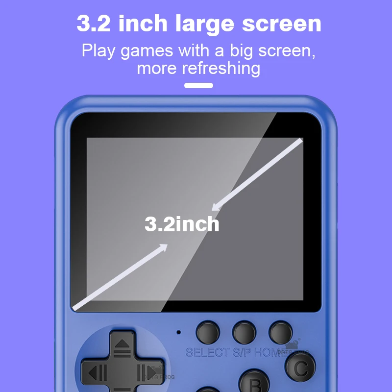 Игровая консоль Data Frog 16 бит ретро встроенная 3200 + игр мини портативная игровая для