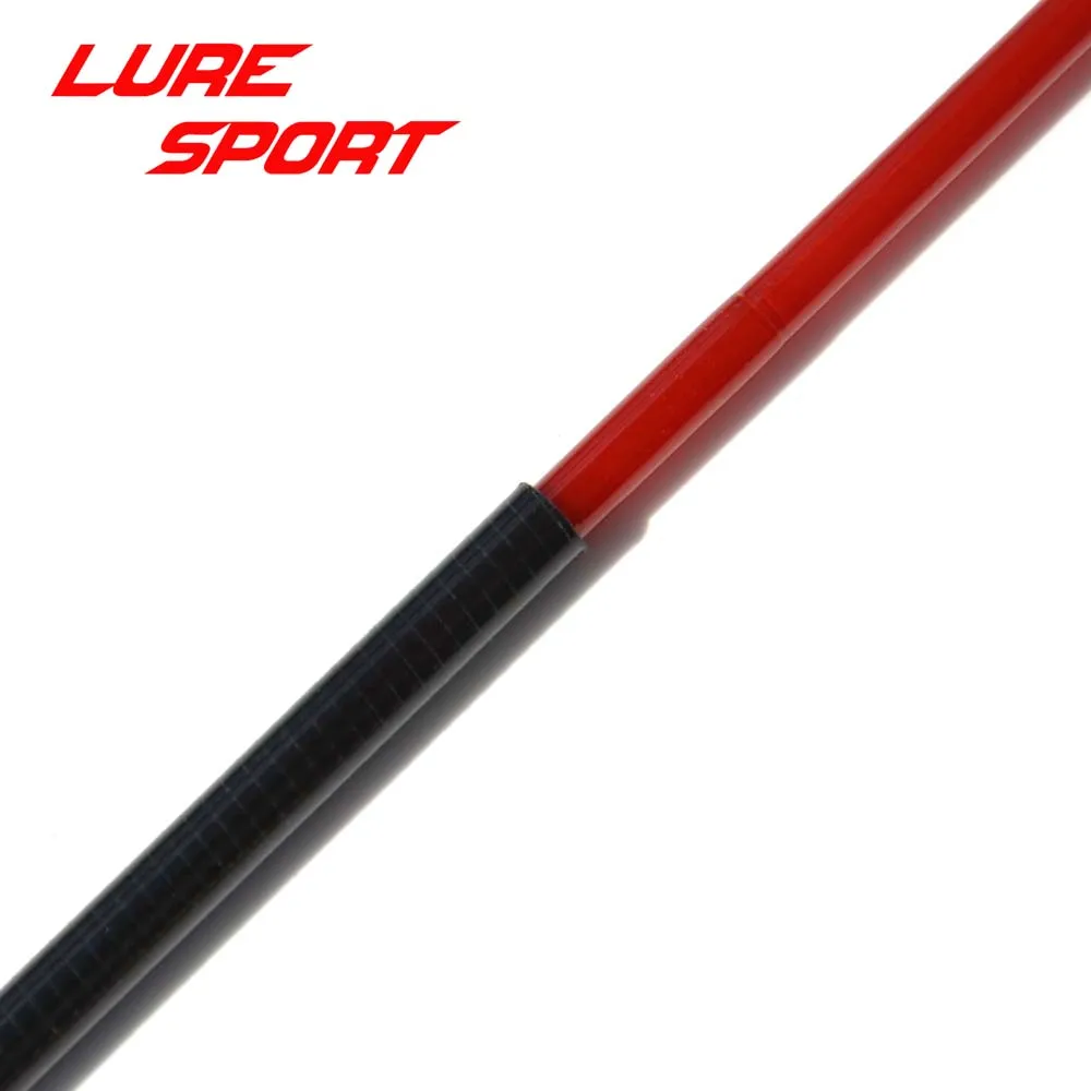 LureSport 2 set Transparent Hollow GlassFiber 1.2m 3sections1.4m 4sections UL blank Rod building components Repair DIY Accessory - купить по