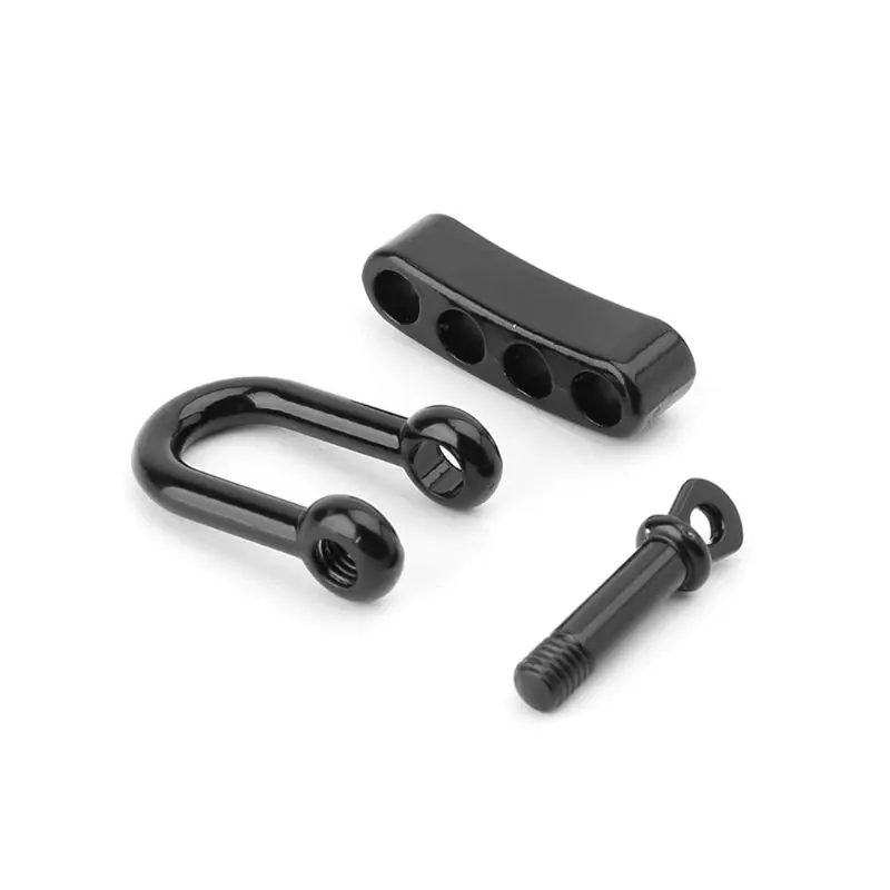 

2pcs Adjustable Anchor Shackle Outdoor Survival Rope Paracord Bracelet Buckle