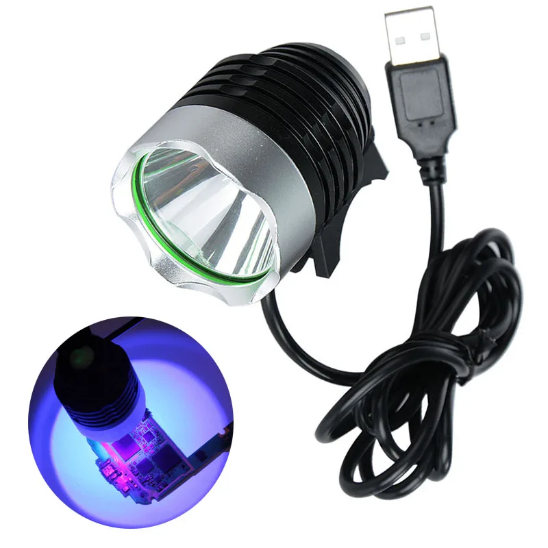 

USB UV Sterilizer Ultraviolet light Green Oil Glue Curing Lamp Dryer LED Ultraviolet Light for Sterilization Phone Circuit Board