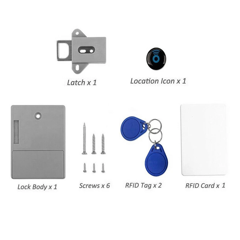 Промо-акция! RFID Электронный шкаф замок DIY для деревянного ящика шкафа готов к