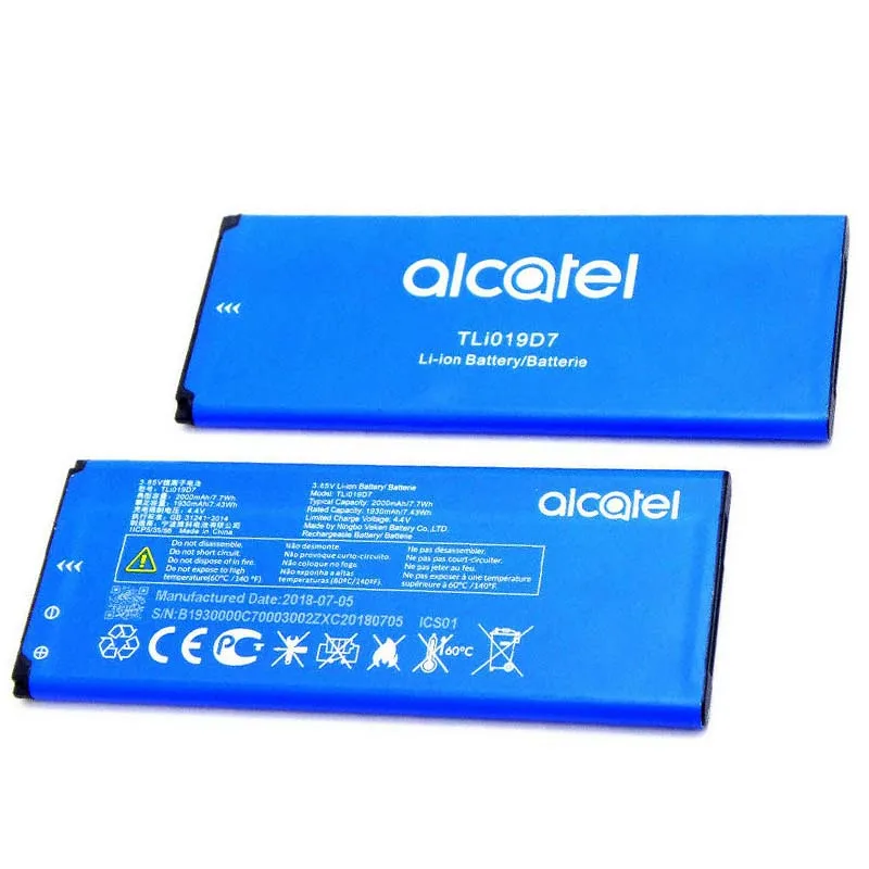 Оригинальный аккумулятор для телефона TLi019D7 TCL U3A / Alcatel 1 (2018) Φ 5033D X Y A T J NOS NOVU 4 Telstra