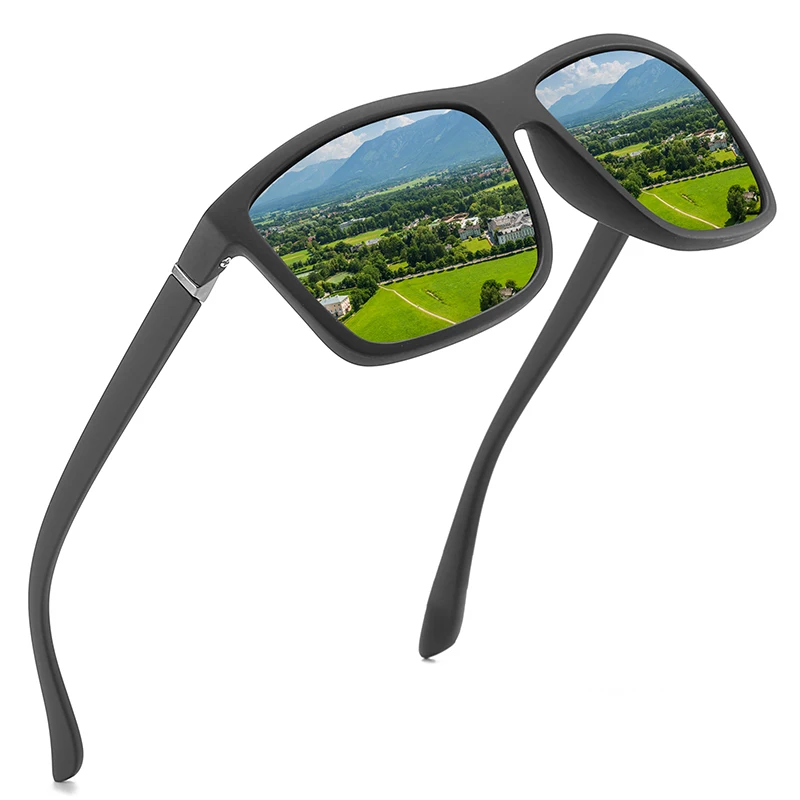 

Polaroid Sunglasses Unisex Square Vintage Sun Glasses Famous Brand Sunglases Polarized Sunglasses Oculos Feminino for Women Men