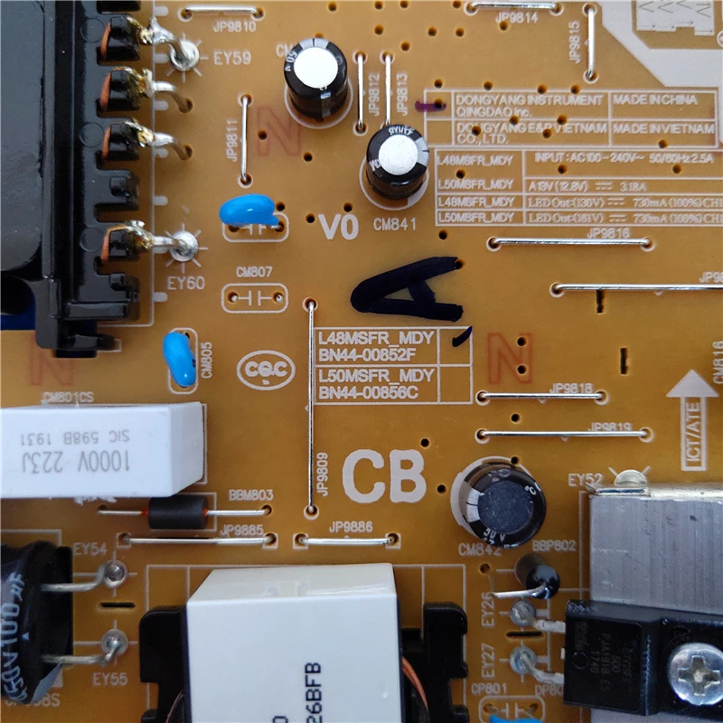 New original for Samsung UN43M5300AF UE40N5300AK UN43M530DAF power supply board BN44-00852F BN44-00852D UN49M5300AF BN44-00856C