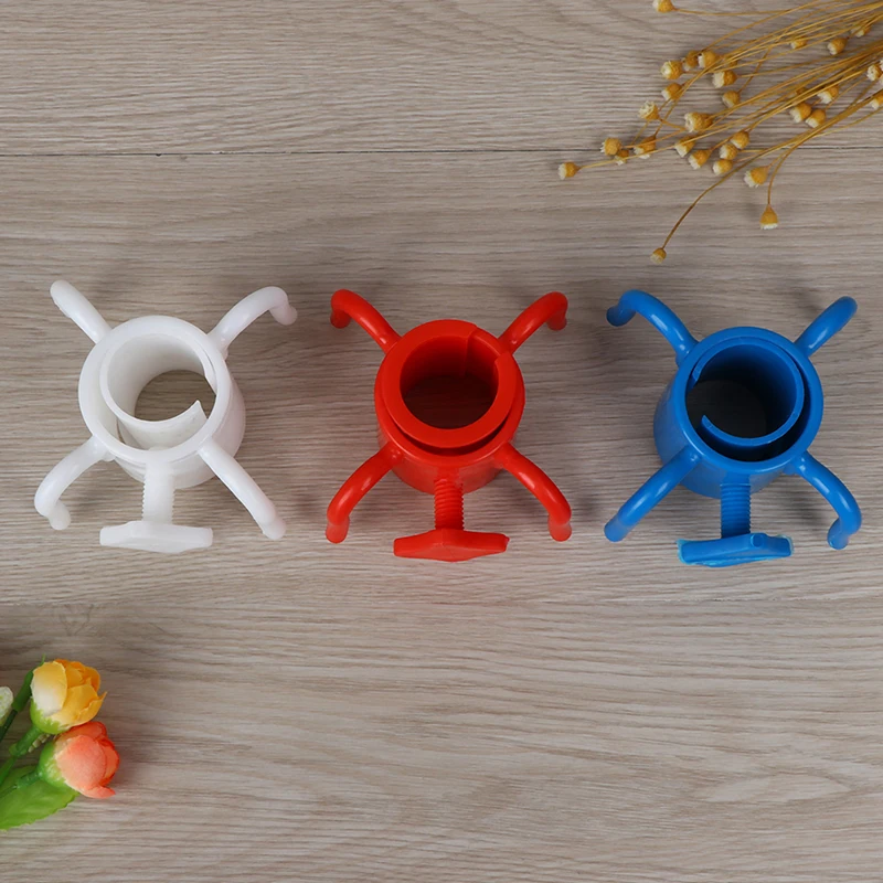 

White/Blue/Red Plastic 4-prongs Beach Umbrella Hanging Hook For Towel Camera Sunglasses Bags Pool Accessories Outdoor