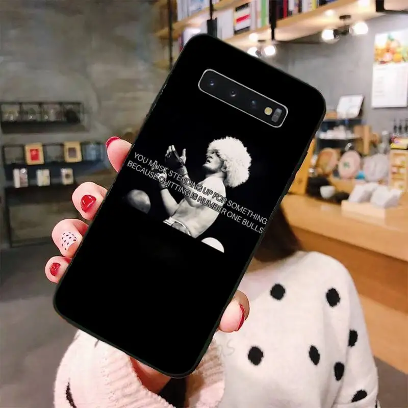 

khabib nurmagomedov Rassian sport boxing Phone Cases For Samsung A50 A51 A71 A20E A20S S10 S20 S21 S30 Plus ultra 5G M11 shell