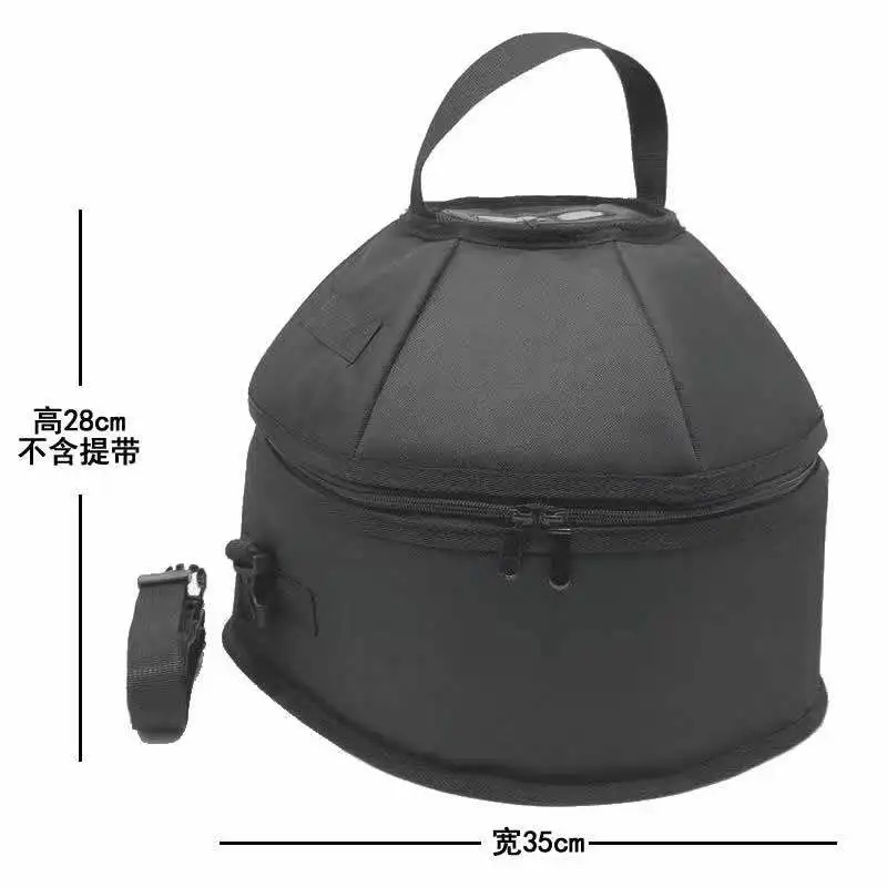 Outdoor Sports  Single Shoulder Back Portable Am95 Helmet Bag Large Bucket Bag Tactical Helmet Storage Bag 600D Fabric