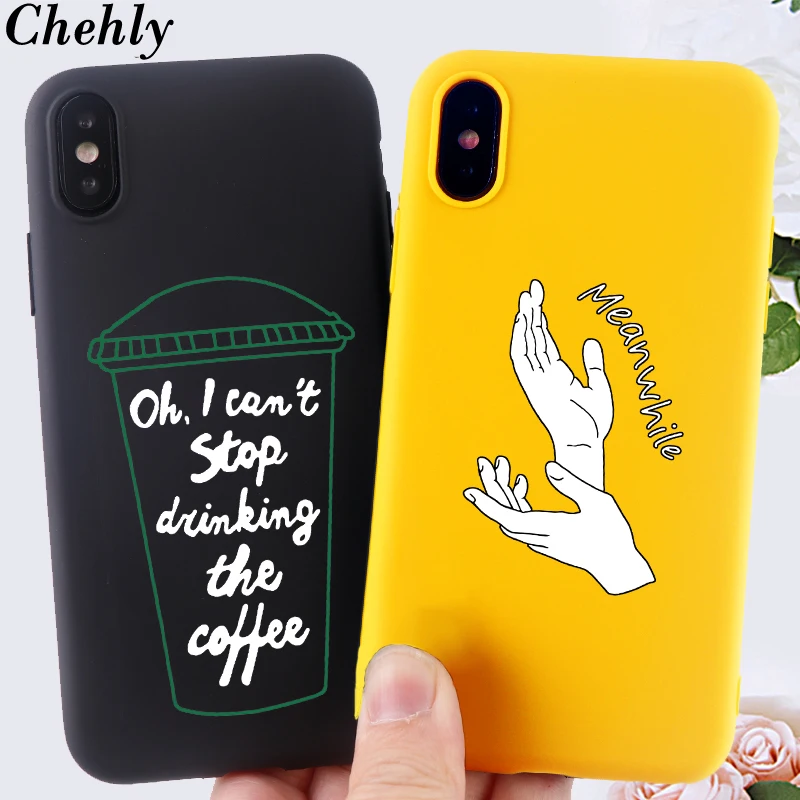 chehly funny phone case for iphone 6s 7 8 11 plus pro x xs max xr se cartoon cases soft silicone fitted tpu accessorie cover free global shipping