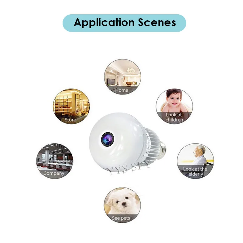 360 камера Мини Wifi камера домашний видеоняня Tele camera Lampada Espia IP Cam CCTV рыбий глаз умная экшн-камера безопасности