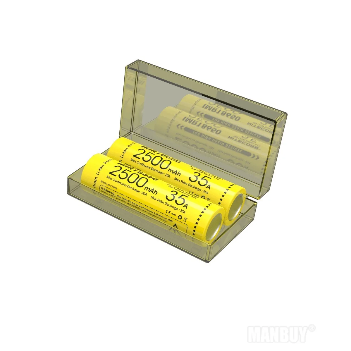 Аккумуляторная батарея NITECORE IMR18650 2500 мАч 35A 3 7 В литий ионная защита высокопрочные