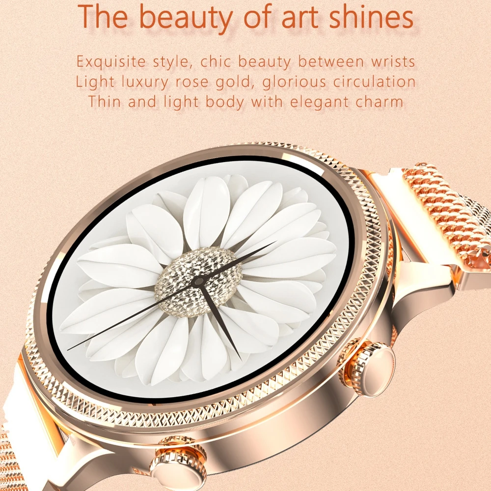 Женские Смарт часы Cobrafly M3 с круглым экраном модный роскошный браслет фитнес