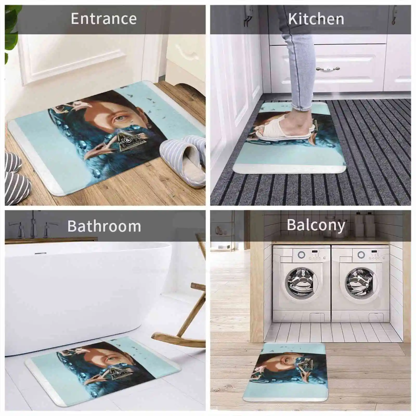 Wet Peacock 1.0 ( Hyper Ultra ) Soft Foot Pad Room Goods Rug Carpet Br01 Watches M I 6 Military Intelligence Six Man | Дом и сад