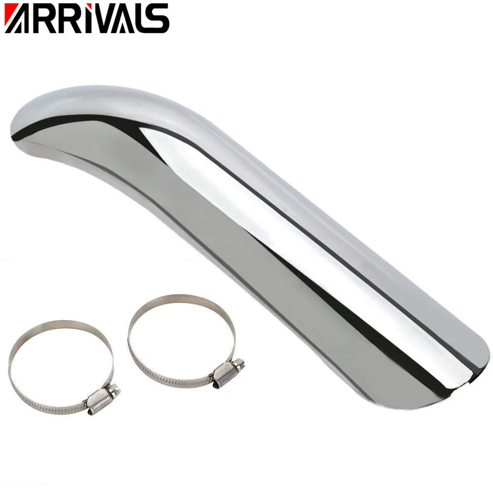 Мотоциклетные теплозащитные кривые выхлопные трубы глушителя крышка пятки