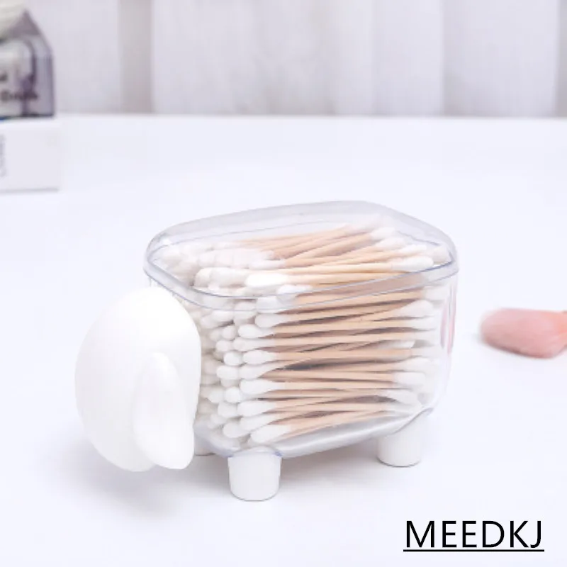 1 шт. креативный мини милый маленький бачок для хранения овечек пластиковый