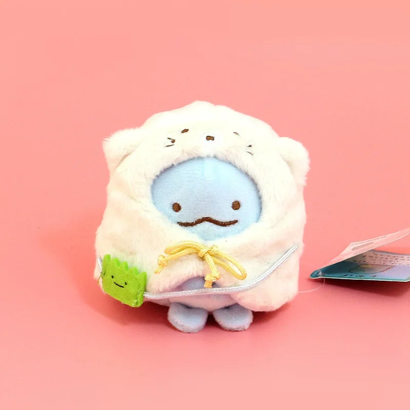Sumikko гураши со съемной накидкой плюшевые игрушки Peluche мягкие куклы игрушки Детский подарок Juguetes брелок орнамент ключ кулон